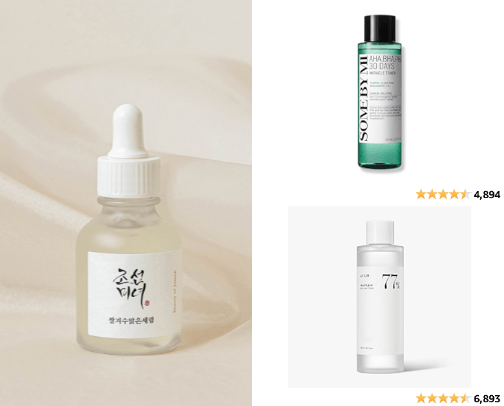 The best Korean skincare you need for glowy skin cover photo collage