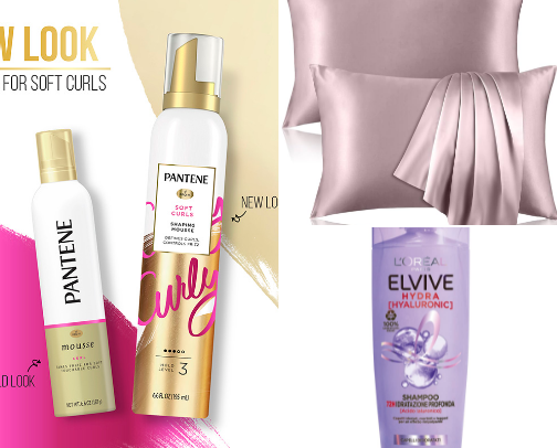 Midlife Curly Hair Routine - Simple Products That Actually Work cover photo collage