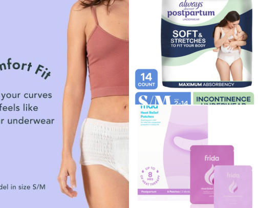 Postpartum Recovery Essentials for New Moms cover photo collage