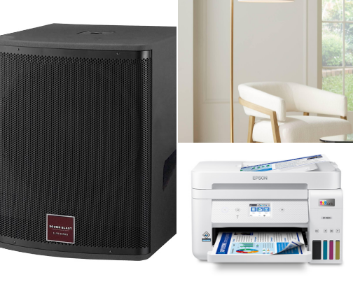 Household items cover photo collage