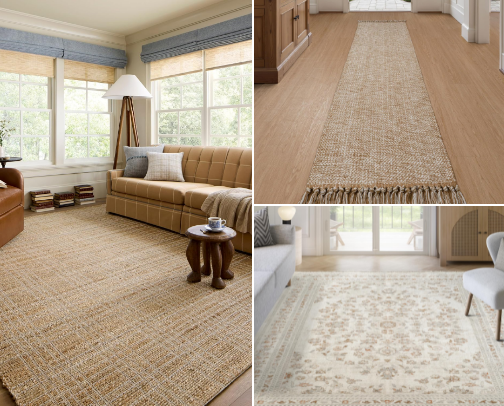 Rugs That Make a Room Feel Finished & Pulled Together cover photo collage