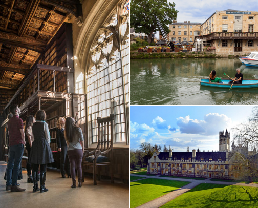 Favorite Places in Oxford, UK 🇬🇧 cover photo collage