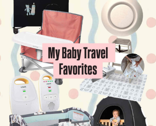 My Travel Baby Favorites cover photo collage
