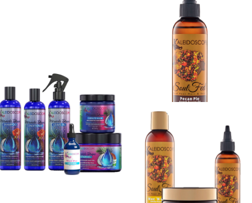 🌸✨ Crown & Confidence: Kaleidoscope Hair Must-Haves 💆🏽‍♀️🌈 cover photo collage