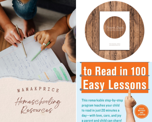 Homeschooling Resources cover photo collage