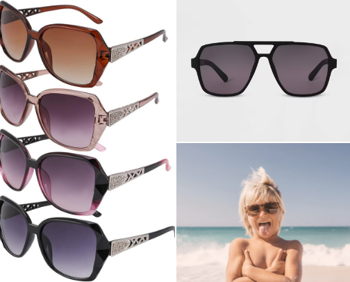 SUNGLASSES FOR THR WHOLE FAMILY cover photo collage