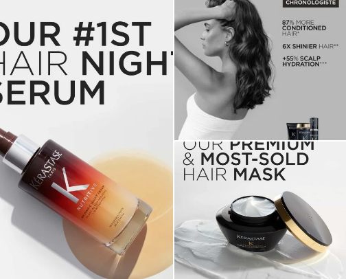 Unlock your hair’s true glow 💖 cover photo collage