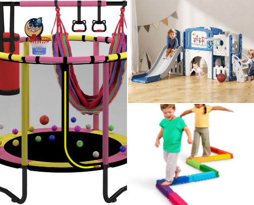 Best Indoor Active Play for Kids cover photo collage