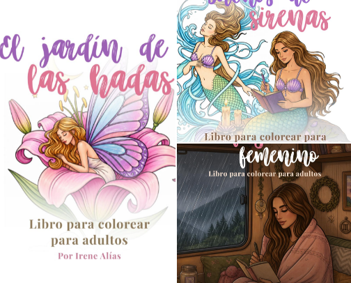 📚 Mis libros para colorear favoritos (Español) cover photo collage