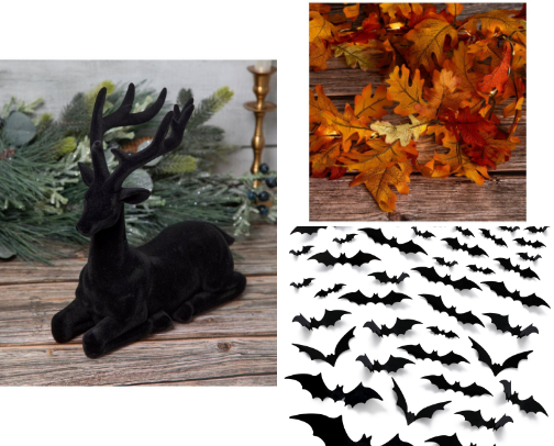 Holiday decor cover photo collage