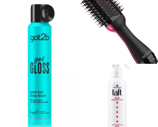 Hair care cover photo collage
