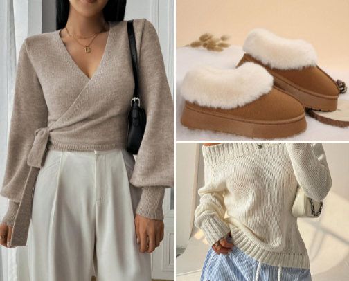 BEST Winter SHEIN haul ❄️ cover photo collage