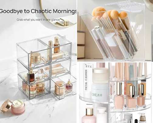 Makeup Organisation That Makes Getting Ready Faster (Not Messier) cover photo collage