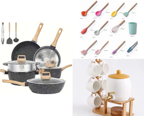 Kitchen equipment that you must have at home cover photo collage