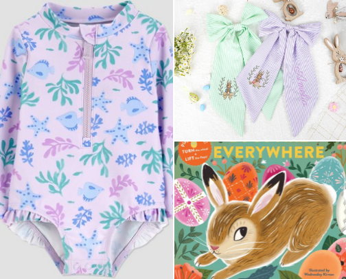 Essential Easter Basket Stuffers for a 6-9 Month Old Baby Girl cover photo collage