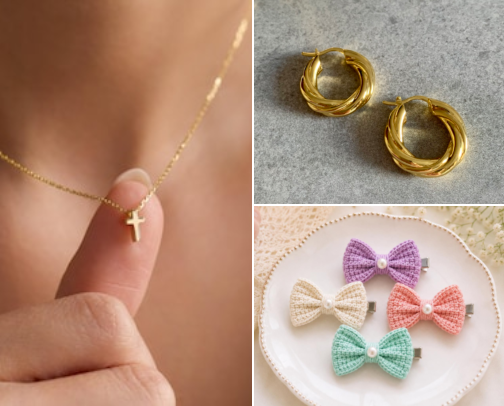 Chic Accessories & Everyday Essentials 🎀 cover photo collage