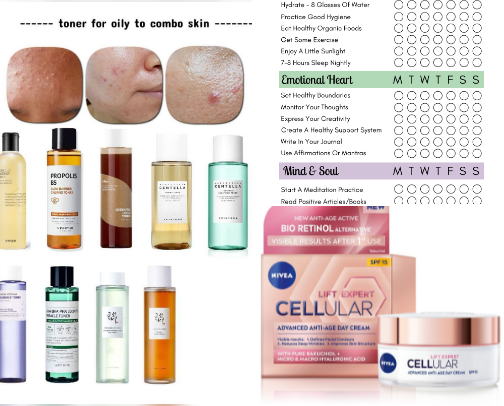 Makeup & Skin care cover photo collage