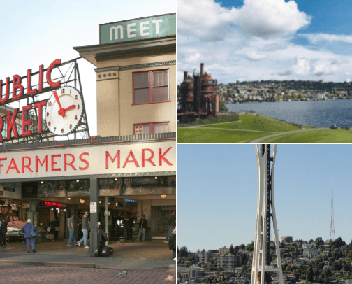 Free things to do in Seattle Washington cover photo collage