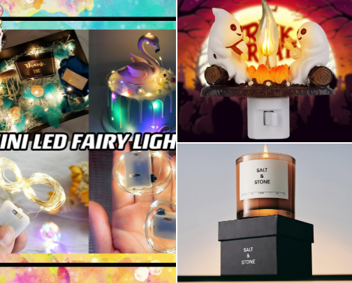 Christmas Glow: Gifts, Scents & Cozy Finds ✨🕯️ cover photo collage