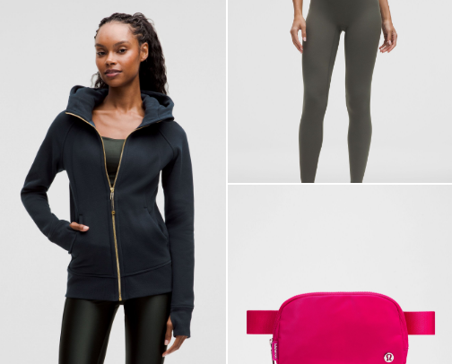 Lululemon Faves cover photo collage