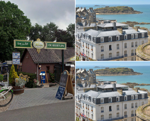Hotel stays for an easygoing getaway, Seaside Walks, Swims & Relaxed Days by the Water Saint Malo, France cover photo collage