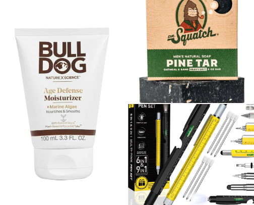 Stocking stuffers to get for him this year,2025! cover photo collage