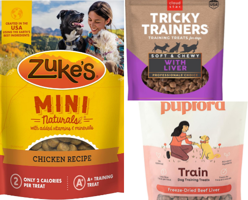 The Treats I Keep in My Training Bag, My Freezer, and the Emergency Drawer cover photo collage