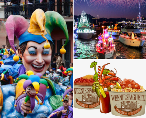 Houma, Louisiana: Festivals and Events! cover photo collage