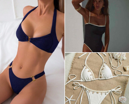 SWIMSUITS for women "25❤️‍🔥 cover photo collage