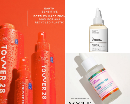 SKINCARE for the acne prone hotties 😶‍🌫️ cover photo collage