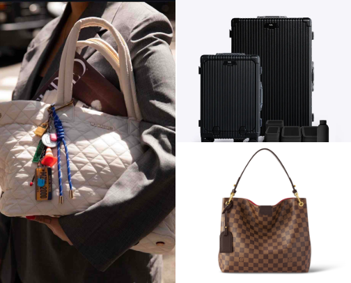 My favorite bag recs 🎒 cover photo collage