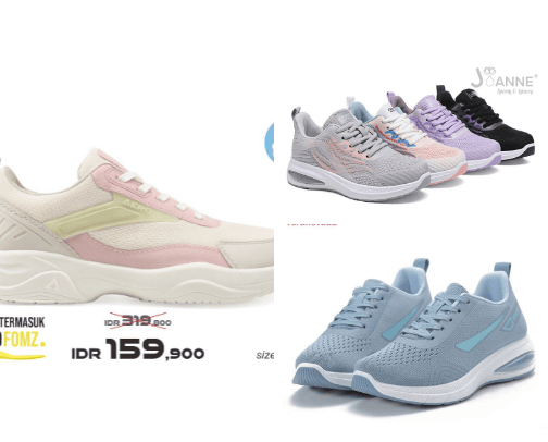 workout shoes for woman cover photo collage