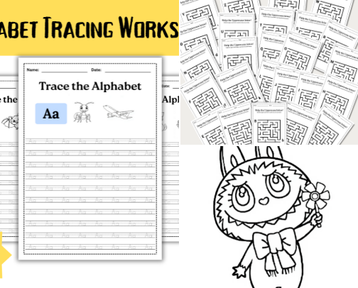 Preschool & Kindergarten Printables for Teachers & Homeschool Parents cover photo collage