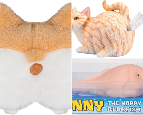 The Corgi Butt Tissue Dispenser Is Real and It Dispenses cover photo collage