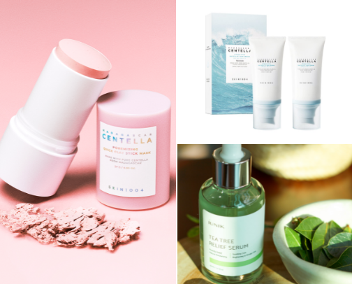 Korean skincare for mixed skin cover photo collage