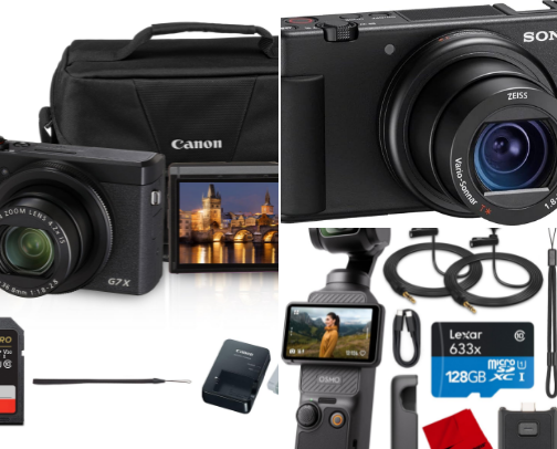 Content Creator Must Haves 📸✨ cover photo collage