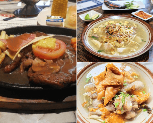 My favorite place to eat cover photo collage
