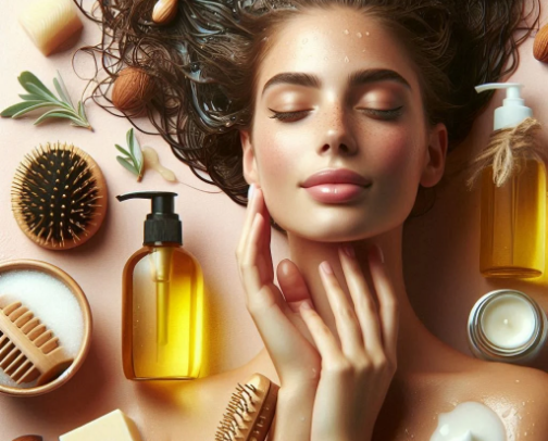 Everything for your hair care💇🏻​💆🏻‍♀️​ cover photo collage