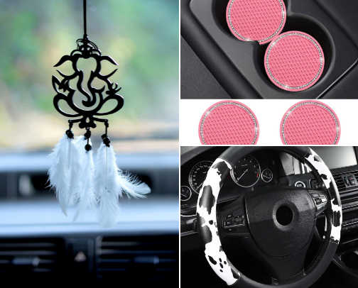 CAR DECOR 🚗 🩷 cover photo collage