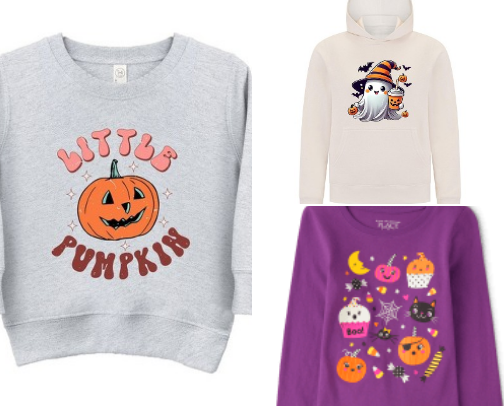 Kids Halloween clothes for everyday cover photo collage