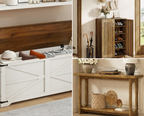 Welcome Home: Elegant Entryway Essentials cover photo collage