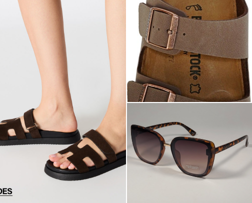 Succulent Sandles for her cover photo collage