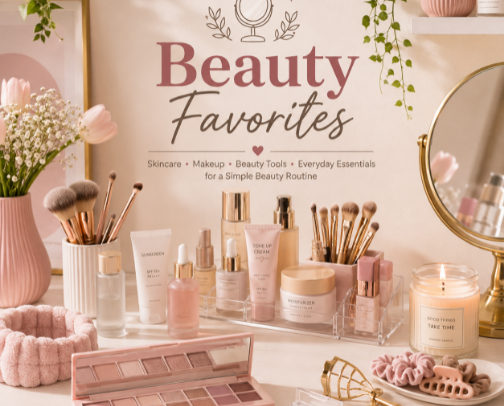 Beauty Essentials cover photo collage