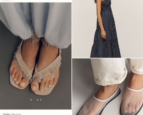 Anthropologie March Favorites cover photo collage