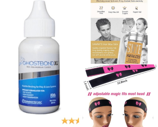 Wig Supplies cover photo collage