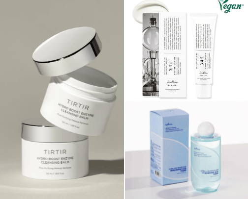 skincare favourites ! cover photo collage