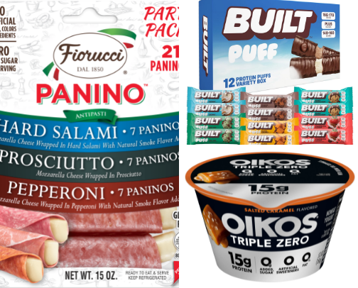 My Favorite Protein Snacks and Meals cover photo collage