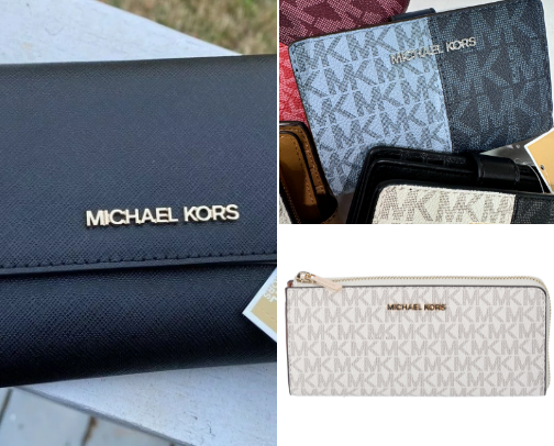 Michael Kors wallets are ideal gifts! 🎁 Perfect for any occasion, combining style and practicality. 💼✨ cover photo collage