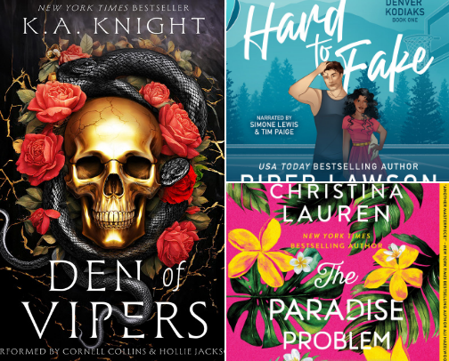 Recent Audiobooks cover photo collage