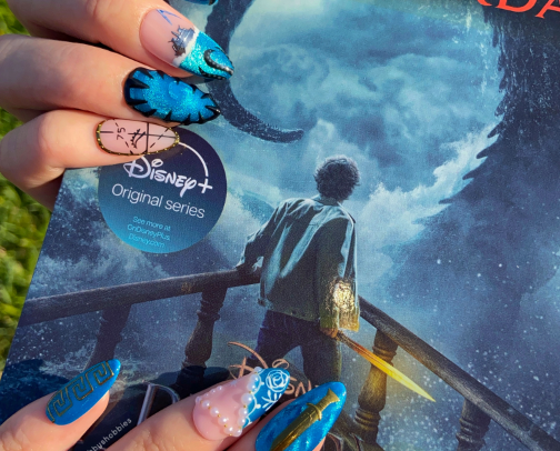 Sea of Monsters nails cover photo collage